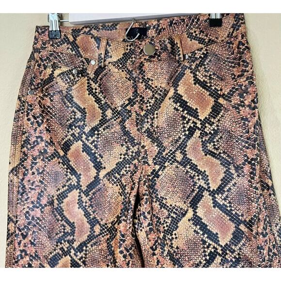 NBD Revolve100% Genuine Leather Pants Split Hems Size S - Picture 7 of 10